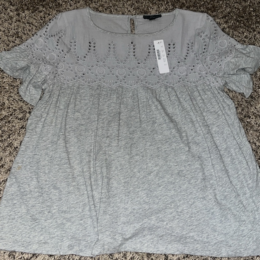 J crew eyelet detail xs